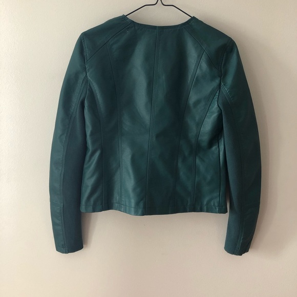 VERO MODA | Faux Leather Short Moto Jacket - Picture 6 of 7